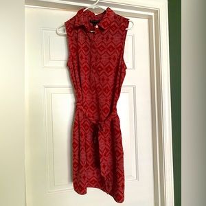 Banana Republic, S, Women’s tie belt sleeveless dress.